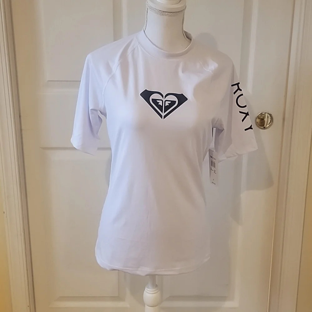 NWT - ROXY SUN PROTECTION TEE SHIRT - JERSEY  50‎ UPF ( sz ×-large)